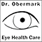 The Dr. Obermark Eye Health Care website scrolling logo