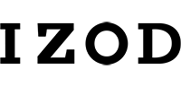 The Izod Logo in black